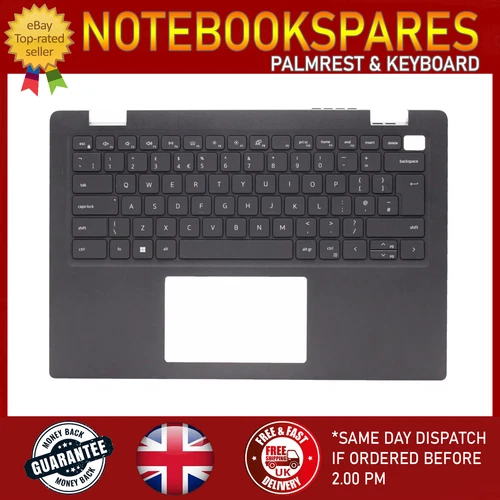 LAPTOP PALMREST FOR DELL LATITUDE 3420 04PX9K 4PX9K 0P9XT4 P9XT4 WITH BACKLIT UK