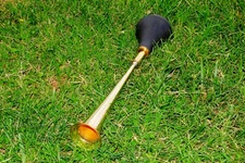 LARGE 17" Vintage Antique Brass Taxi BULB Horn Trumpet Car Clown Bulb VERY LOUD