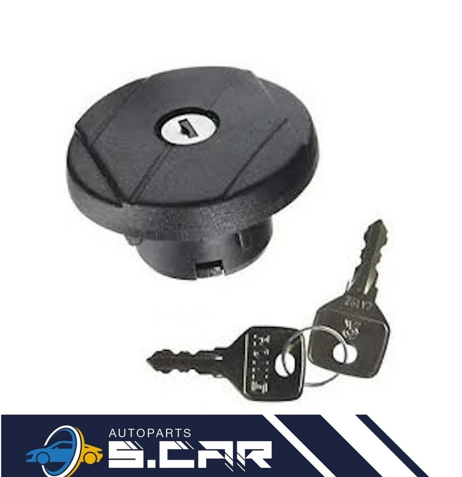 Tappo Serbatoio Antifurto Per Fiat Panda 169 500 con 2 Chiavi Carburante - Immagine 2 di 4