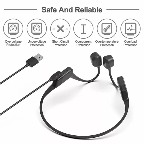 Charging Cable USB Charger Cord for AfterShokz Aeropex Bone Conduction Headphone - Picture 4 of 12