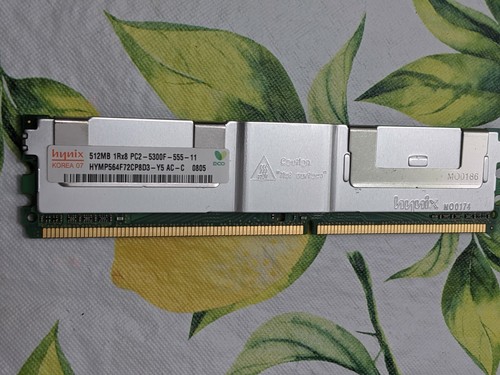 (2)HYNIX 512MB 1Rx4 PC2-5300F DDR2-RAM MEMORY - Picture 5 of 7