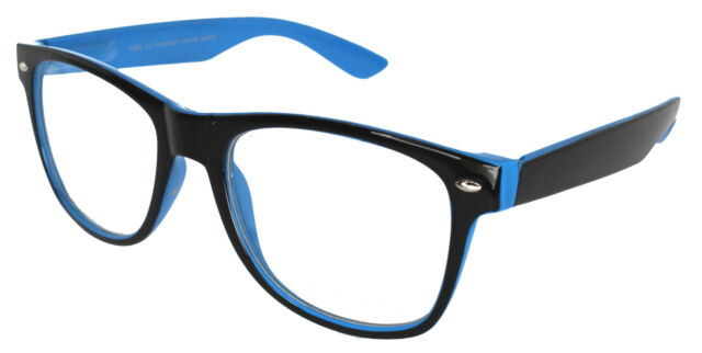 Costume Accessories Nerdy Retro Wayfarer Reading Glasses Frame Red Blue Black NE10667