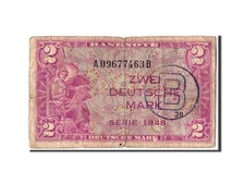 [#311714] Banknote, GERMANY - FEDERAL REPUBLIC, 2 Deutsche Mark, 1948, KM:3b, VG