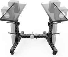 Adjustable Dumbbell Rack & Weight Rack Holds 440 lbs Space Saving Design Home