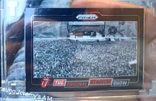 2025 Rolling stones The Original Stadium Show Black Finite 1of1 Prizm card.