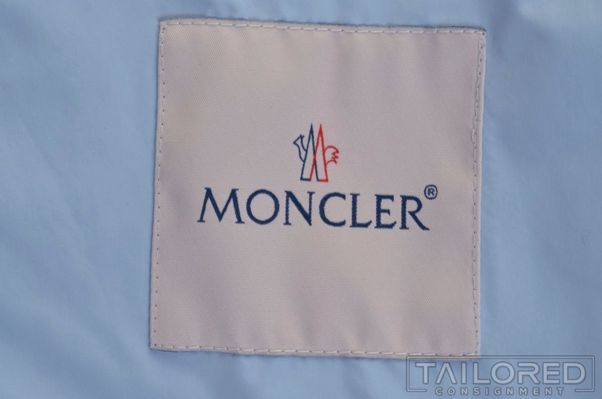 MONCLER Rukbat Solid Light Blue Polyester Hooded … - image 7