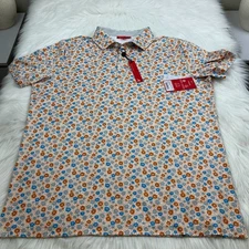Redvanly Beech Polo Shirt Men's Size Large Athletic Floral new with tags