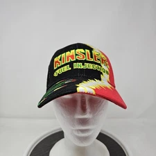 Kinsler Fuel Injection Hat Cap Strap Back Black Red Embroidered Racing Mens