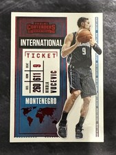 2020-21 Panini Contenders International Ticket Red 25 Nikola Vucevic Orlando