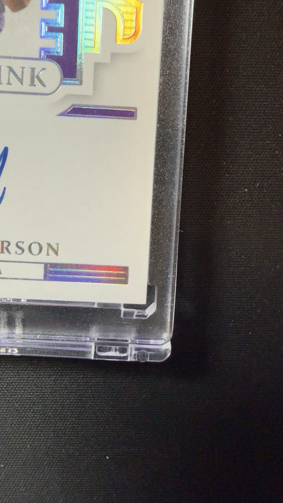 2022 Panini Flawless - ALL-PRO Ink Justin Jefferson #AP-JJ 1/1 One Of One view 6