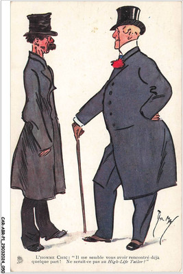 CAR-ABRP1-0026-ADVERTISING - THE CHIC MAN - WOULD IT NOT BE AT THE HIGH-LIFE TAILOR