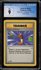Pokemon Gust Of Wind Base Set Shadowless 1st Edition 93/102 Gray Stamp CGC 9