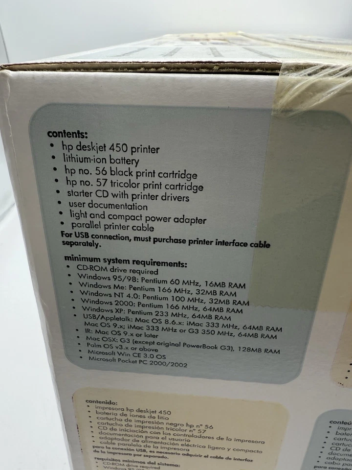 HP Deskjet 450 CBi Mobile Printer New In Box - Image 4 of 4