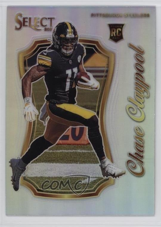 2020 Panini Select Certified Rookies Silver Prizm Chase Claypool #SCR-20 1pf0