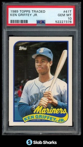 1989 TOPPS TRADED #41T KEN GRIFFEY JR RC ROOKIE PSA 10