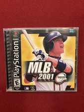 MLB 2001 GAME FOR PLAYSTATION 1 PS1, GAME DISC CASE & MANUAL BASEBALL 989 SPORTS