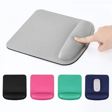 Ergonomic EVA Mouse Pad with Wrist Support   Comfortable Solid Color Gaming