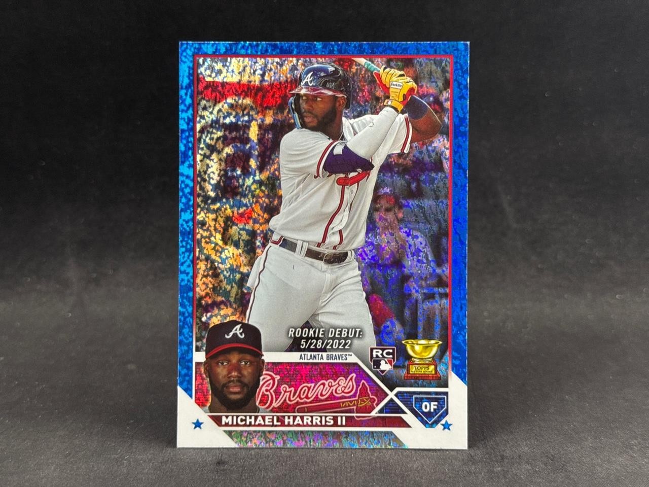 2023 TOPPS UPDATE MICHAEL HARRIS II ROOKIE DEBUT BLUE FOILBOARD 801/999 BRAVES