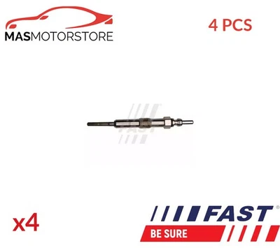 BOUGIES DE PRÉCHAUFFAGE MOTEUR FAST82740 4PCS POUR RENAULT MEGANE III,FLUENCE 1.5L - Photo 1/4