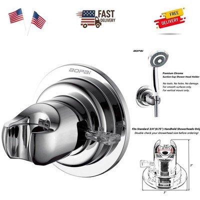Suction Cup Shower Head Holder for Handheld Shower   No Drill, For Smooth Sur...