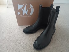 ZARA STIVALETTO ALTO CHELSEA IN PELLE CLAUDIA TRAITORS 7 8 EU 41 ESAURITO! £89,99