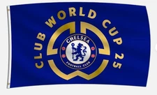 Chelsea FC 3X5 Ft Flag Banner FIFA Club World Cup Soccer 2025 Champions