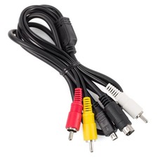 AV Cable for Sony VMC-15FS S-Video RCA DCR-SR42 HDR-CX100 HDR-SR12 DCR-DVD650