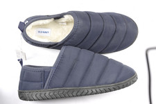 OLD NAVY Black Quilted Nylon Foam Slippers Lined . FREE SHIPPING