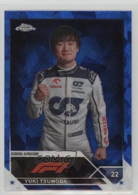 2023 Topps Chrome Sapphire Edition Formula 1 F1 Drivers Yuki Tsunoda #55 1i3m