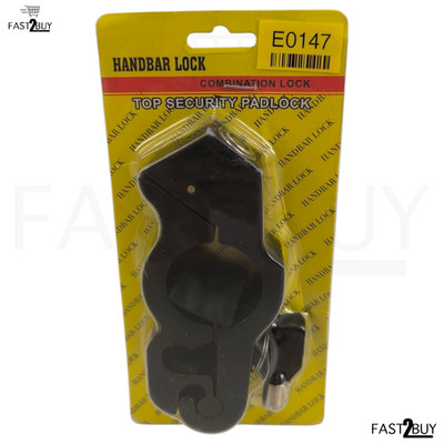 Handbar Lock Motorrad Lenkerkralle Diebstahlsicherung Schloss Set universal Mode