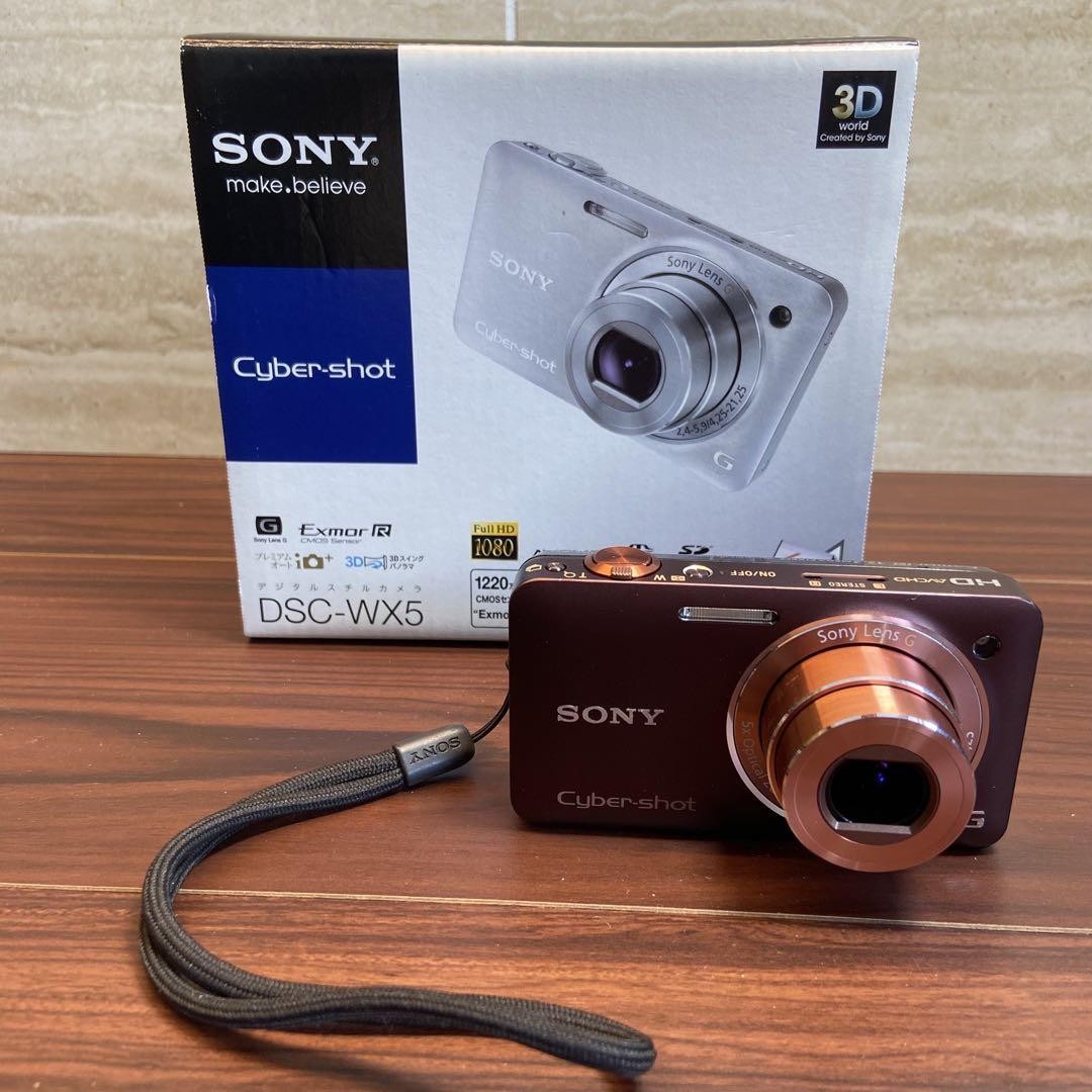 Sony Cyber-shot DSC-WX5 ブラウン　#163 Sony Cyber-shot DSC-WX5 Brown 12MP Compact Camera Full HD