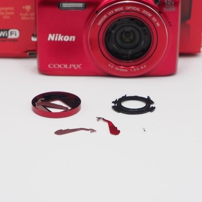Nikon COOLPIX S6800 RED Digital Camera 16.0MP 12x Optical Zoom