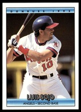 1992 Donruss Luis Sojo California Angels #302