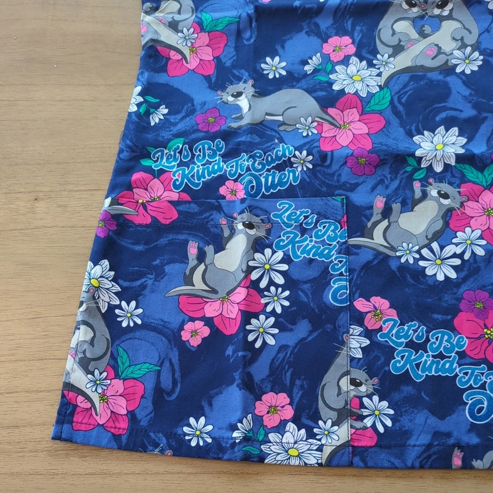 Be Kind To Each Otter Dickies Scrubs EDS Signature V Neck Top DK704 BIEO - Image 4 of 4