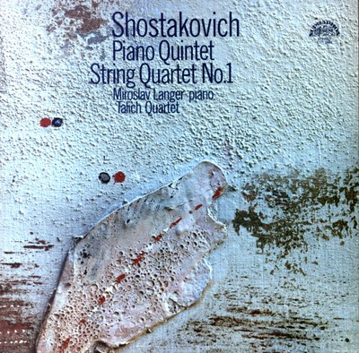 Shostakovich, Langer, Talich Quartet - Piano Quintet String Quartet No.1 LP '