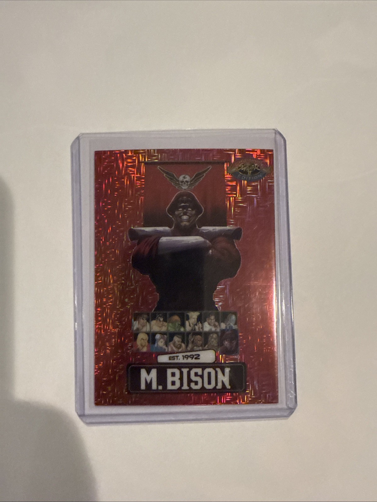 M. Bison Matrix Red /100 PSA-12 PSA Magazine Exclusive Promo Street Fighter 2