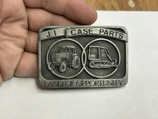 1986 SPEC-CAST INC. JI Case Parts Limited Edition Pewter Belt Buckle
