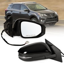 Right Passenger Side Mirror Fits 2013-2015 Toyota RAV4 with Power Heated Turn Si