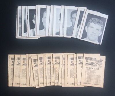 RARE A&BC Footballers Cards 1966-67 Series 1 (5 1/2 cms x 4 cms)