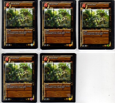 3rd Edition Highlander TCG Generic Set 1 5 Head Shot cards 2E Legal