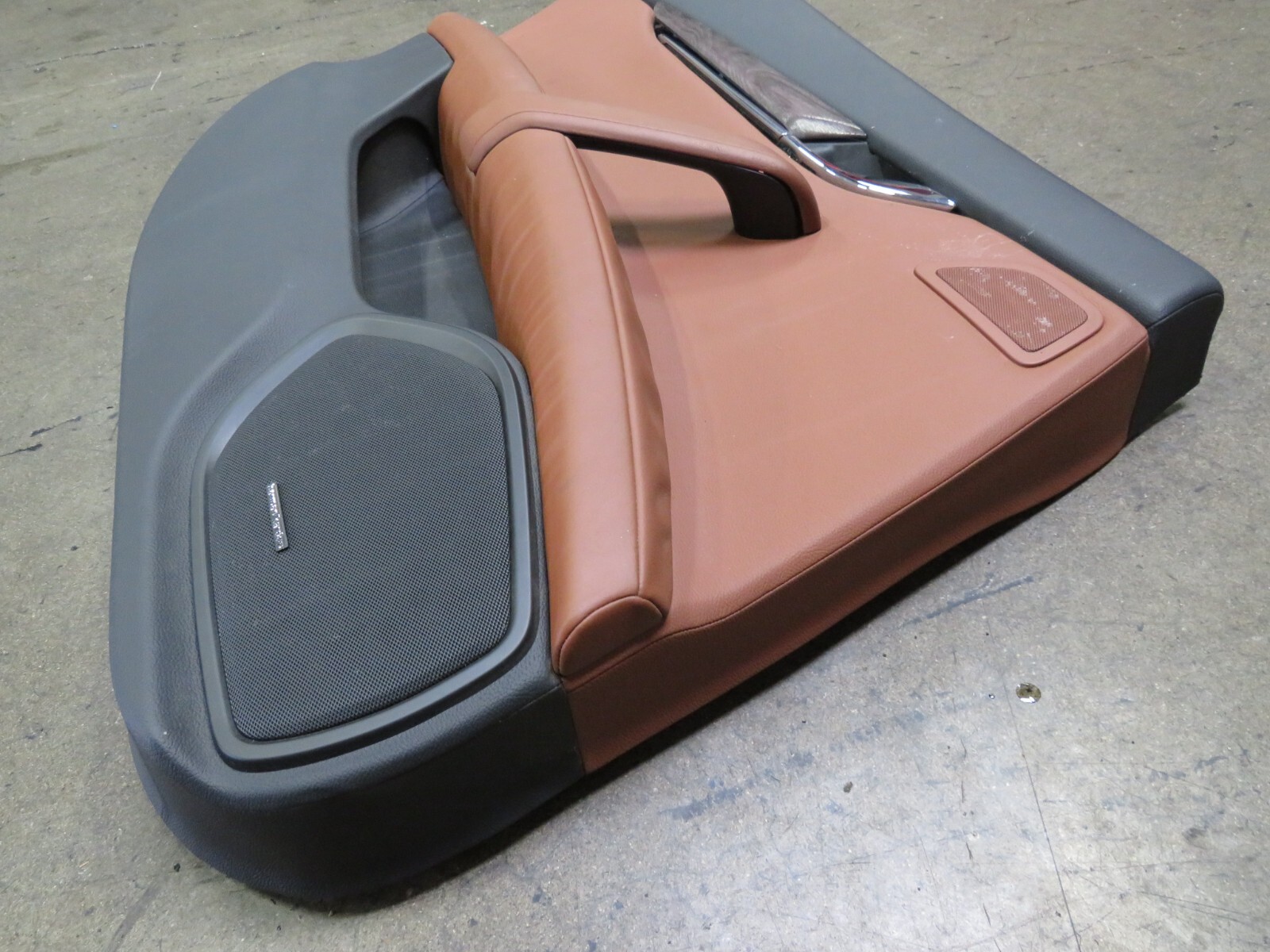 2016 Maserati Quattroporte, LH, Left, Rear Door Panel, Black/Brown, Used