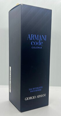 Giorgio Armani CODE COLONIA 75 ml eau de toilette. (+ Omaggio).