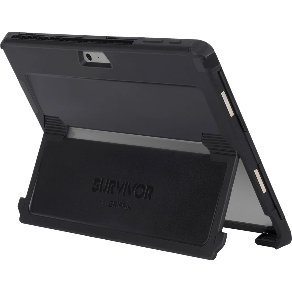 Surface Pro 6 / Pro 5 / Pro 4 GRIFFIN Survivor Slim Rugged Tough Case - Black - Image 2 of 4