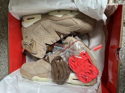 Nike Air Jordan 6 Retro SP x Travis Scott British Khaki EU 40 / US 7