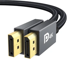 Displayport 1.2 Cable [6.6Ft, 2-Pack], 4K Displayport to Displayport Cable Nylon