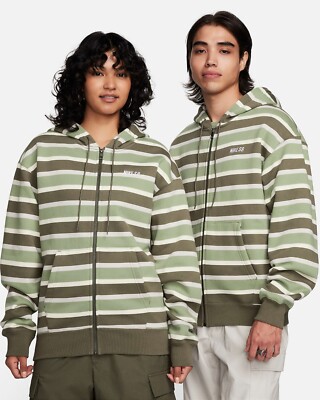 $130 Nike SB Full Zip Fleece Skate Hoodie Unisex FN2512-113 Small
