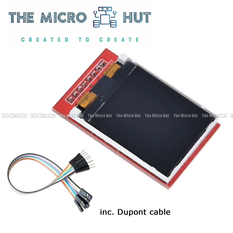 Small TFT 1.44" 128x128 SPI LCD Screen Display ST7735 - Arduino Pi ESP32