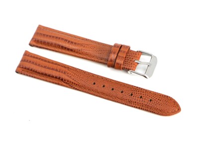 1 CINTURINO PELLE DI VERA LUCERTOLA TEJUS NUOVO DA 18 Mm. COLORE BORDEAUX - Foto 10