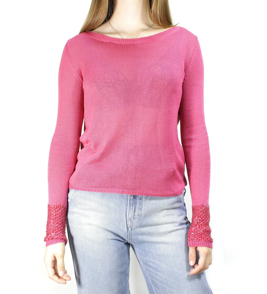 Suéter Jil Sander de Raf Simons 100 % cuentas de seda Foto 2 de 4