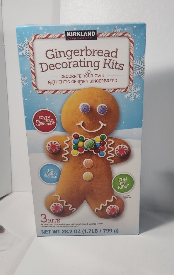 Kirkland Signature Gingerbread Decorating Kits, 3 Kits (28.2 Ounce) eBay